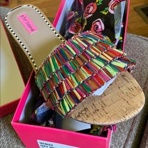 Betsy Johnson Venus slide sandals